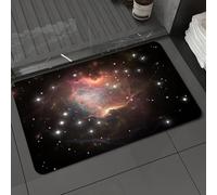 DALEXHM Tapis de Bain 40x60 cm, antidérapant,Doux,Absorbant l'eau,en Microfibre,pour la Salle de Bain,Lavable en Machine,Science-Fiction, nébuleuse, Fantasy, Univers, Un Univers entrelacé d'illusions