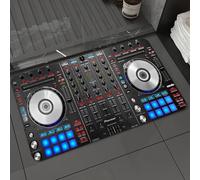 DALEXHM Tapis de Bain 50x80 cm, antidérapant,Doux,Absorbant l'eau,en Microfibre,pour la Salle de Bain,Lavable en Machine,Vitrine Professionnelle pour équipement DJ, contrôleur Pioneer DDJ-SX, dotée d