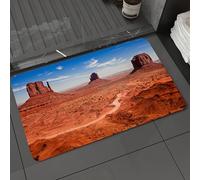 DALEXHM Tapis de Bain 50x80 cm, antidérapant,Doux,Absorbant l'eau,en Microfibre,pour la Salle de Bain,Lavable en Machine,Décoration de l'Ouest, désert américain, Canyon de l'Arizona, Parc National de