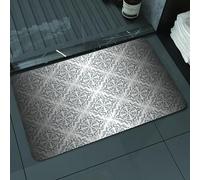 DALEXHM Tapis de Bain 50x80 cm, antidérapant,Doux,Absorbant l'eau,en Microfibre,pour la Salle de Bain,Lavable en Machine,Motifs baroques Vintage, Mandalas, Ornements victoriens Anciens