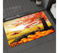 DALEXHM Tapis de Bain 60x100cm, antidérapant,Doux,Absorbant l'eau,en Microfibre,pour la Salle de Bain,Lavable en Machine,Peinture Acrylique colorée et vibrante, dessinée à la Main sur Papier aquarell