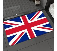 DALEXHM Tapis de Bain 60x100cm, antidérapant,Doux,Absorbant l'eau,en Microfibre,pour la Salle de Bain,Lavable en Machine,Union Jack, Drapeau Traditionnel du Royaume-Uni, Symbole de loyauté nnique Mod