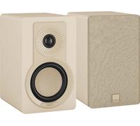 DALI Enceintes bibliothèque KUPID (paire) – 4,5" woofer, 1" tweeter, support mural – Blanc caramel