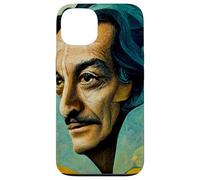 Dali Surrealism Portrait Salvador célèbre Peintre Coque pour iPhone 13