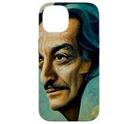 Dali Surrealism Portrait Salvador célèbre Peintre Coque pour iPhone 14