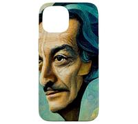 Dali Surrealism Portrait Salvador célèbre Peintre Coque pour iPhone 15