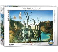 Dali Swans Reflétant Éléphants 1000pc Puzzle Par Eurographic 68cm x 48cm