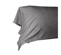 DALIA - Taie de Traversin 185x85cm 100 % Viscose de Bambou Granit - Altobuy Gris G