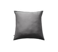 DALIA - Taie d'Oreiller 63x63cm 100 % Viscose de Bambou Granit -