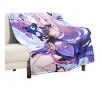 Dalicoter Couverture Game Genshin Impact Natlan Citlali Anime 127 x 101 cm en flanelle super douce pour canapé, enfants, filles et adultes