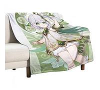 Dalicoter Couverture Game Genshin Impact Sumeru Nahida Anime 152,4 x 127 cm super douce en flanelle chaude pour canapé, enfants, filles et adultes