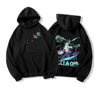 Dalicoter Genshin Impact Sweat à capuche Xiao Sweat à capuche 3D Sweat à capuche Cosplay Costume pour adulte/jeune, Xiao-4, Small