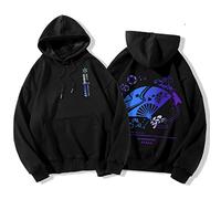 Dalicoter Genshin Impact Sweat à capuche Zhongli Sweat à capuche 3D Sweat à capuche Cosplay Costume pour adulte/jeune, Kamisato Ayaka, X-Large