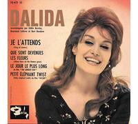 Dalida - Je L'Attends (King Of Clowns) / Que Sont Devenues Les Fleurs (Where Have All The Flowers Gone) / Le Jour Le Plus Long / Petit Éléphant Twist (Baby Elephant Walk) [vinyle 45 tours EP]
