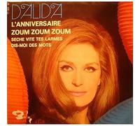 DALIDA l'anniversaire/zoum zoum/dis-moi des mots EP 7" 1968 Barclay VG++