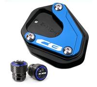 DALIDAK Béquille latérale CNC AI for moto H0nda CB650R, CB500F, CB500X, CB400X, CB300R, CB125R, CB650R, 500F, 500X(2PCS-Blue)