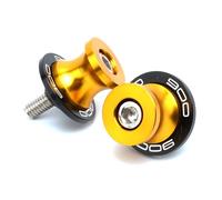 DALIDAK Convient for Z900 Z 900 900RS Z900RS ABS Accessoires Bras oscillant en aluminium Bobines Curseur Support arrière Vis avec logo(Z900 Gold)
