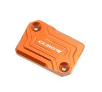 DALIDAK Couvercle de réservoir de liquide de frein avant CNC for moto B/M/W G310GS G310R G 310 R GS 2017-2023 G310 R/GS 2022 2021 2020, bouchon de réservoir d'huile(G310R Orange)