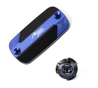 DALIDAK Couvercle de réservoir de liquide de frein avant en aluminium for moto Africa Twin CRF 1100 1000 L CRF1100L CRF1000L, bouchon de remplissage d'huile moteur(A Set-Blue)