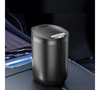 DALIUZEHUI Cendrier de Voiture pour Dacia Jogger 2022-2024, Cendrier Voiture avec Couvercle, Cendrier Auto-Extinguible, Portable Amovible Cendrier,Black