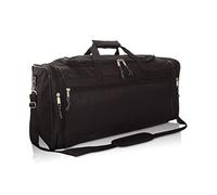 DALIX - Sac de Voyage Extra Large (Noir, Gris, Bleu Marine, Rouge, Camouflage) - 63,5 cm, Noir, XL