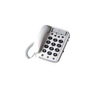 Geemarc Dallas 10 - Téléphone fixe filaire couleur : blanc