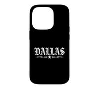 Dallas Barbed Wire Streetwear Texas Throwback Style Coque pour iPhone 14 Pro
