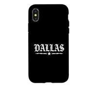 Dallas Barbed Wire Streetwear Texas Throwback Style Coque pour iPhone X/XS