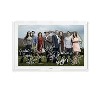 DALLAS CAST AUTOGRAPH SIGNED Toile Poster Décoration Salon Art Mural Chambre à Coucher Peinture Art Peinture Moderne Maison Garçon Chambre Impression Peinture Murale Fille Vacances 16 x 64 cm