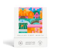 Dallas Fort Worth Adventure Bucket List : 50 cartes à gratter pour les activités de plein air, les attractions touristiques et les voyages en voiture - Cadeau de voyage parfait et guide pour explorer