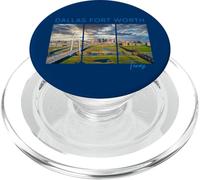Dallas Fort Worth Texas Skyline Art DFW Paysage Urbain Funkytown PopSockets PopGrip pour MagSafe