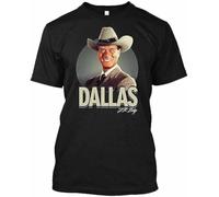 Dallas - J.R. Ewing Ewing TV Shows Series TV T Shirt Gift Tee for Men Women Unisex-Black