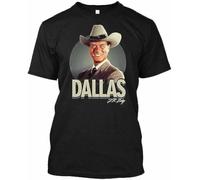 Dallas - J.R. Ewing Ewing TV Shows Series TV T Shirt Gift Tee for Men Women Unisex Manches Courtes(Large)