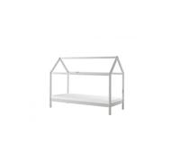 Vipack Dallas Lit Lp 90x200cm Blanc + Matelas Basic Cool 200x90cm Epaisseur 10cm