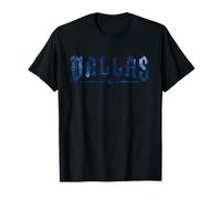Dallas Texas Classic Blue Vintage Distressed Style Weathered T-Shirt