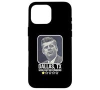 Dallas Texas ne recommanderait Pas Le président Kennedy JFK Coque pour iPhone 16 Pro Max