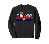 Dallas Texas The Big D City Fan Team Sweatshirt