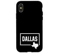 Dallas Texas TX - Voyage de Vacances dans la Ville Natale Coque pour iPhone X/XS