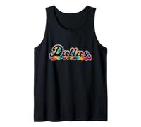 Dallas Tie Dye Vintage Inspired 60s 70s Throwback Retro Vibe Débardeur
