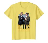 Dallas TV Series Big Two T-Shirt, Enfant, Citron, 12 Ans
