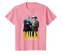 Dallas TV Series Big Two T-Shirt, Enfant, Rose, 4 Ans