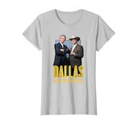 Dallas TV Series Big Two T-Shirt, Femme, Argent, M