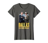 Dallas TV Series Big Two T-Shirt, Femme, Asphalte, M