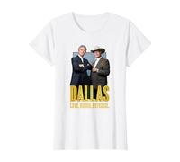 Dallas TV Series Big Two T-Shirt, Femme, Blanc, XXL