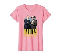 Dallas TV Series Big Two T-Shirt, Femme, Rose, XS