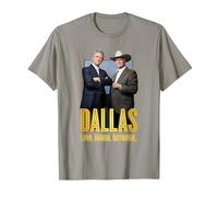 Dallas TV Series Big Two T-Shirt, Homme, Ardoise, M