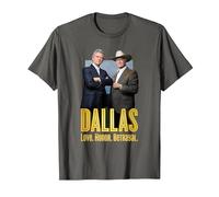 Dallas TV Series Big Two T-Shirt, Homme, Asphalte, M