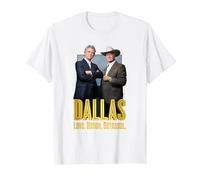 Dallas TV Series Big Two T-Shirt, Homme, Blanc, L
