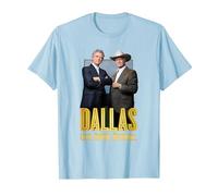 Dallas TV Series Big Two T-Shirt, Homme, Bleu Céleste, 3XL