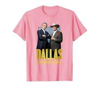 Dallas TV Series Big Two T-Shirt, Homme, Rose, L